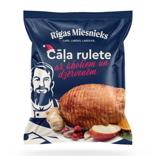 Cāļa rulete ar āboliem un dzērvenēm RM