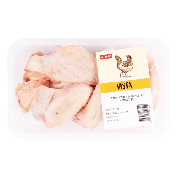 Cāļu spārni Rimi svaigi, A šķira, fasēti kg