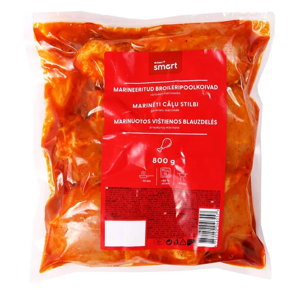 Cāļu stilbi Rimi Smart garšvielu marinādē 800g