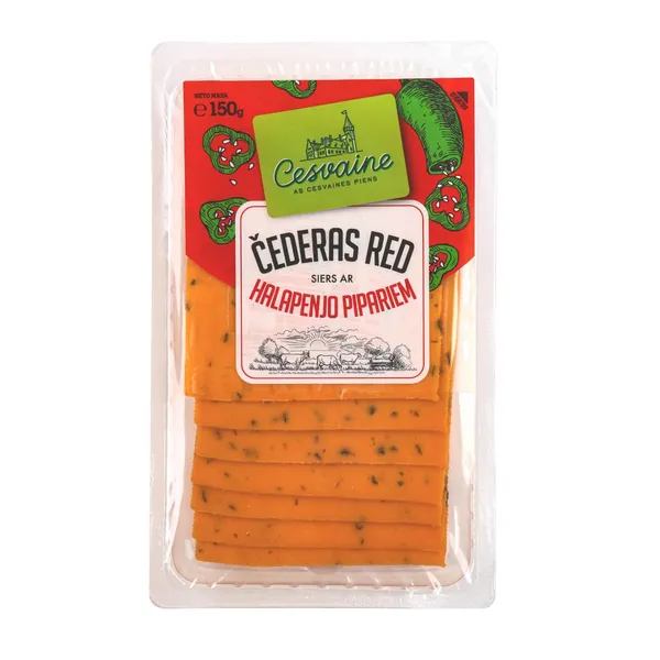 Čedaras siers Siera Nams Red ar Halapenjo pipariem 150g