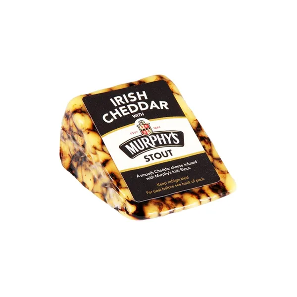 Čedaras siers Old Irish Creamery ar Murphy’s Stout alu 50% 150g \