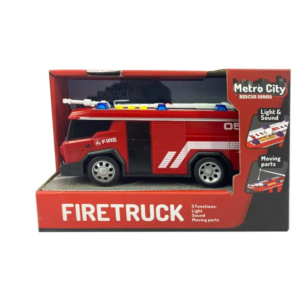 Ceļu būves mašīna ar skaņu un gaismām Krass Metro City