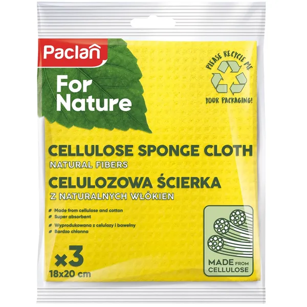 Celulozes lupatiņa Paclan 3gab SS23