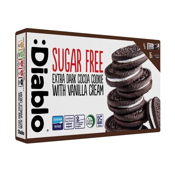 Cepumi Diablo ar kakao un vaniļas garšas pildījumu 176g