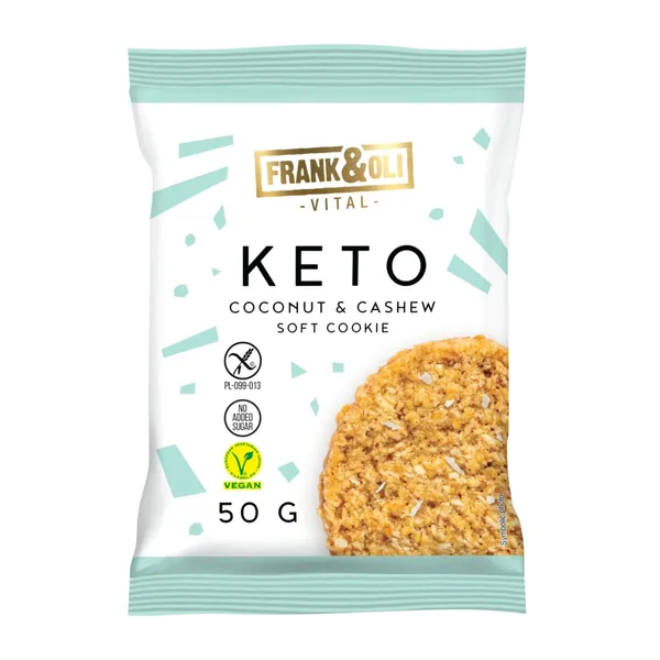 Cepums Frank&Oli ar kokosriekstu un Indijas riekstiem 50g