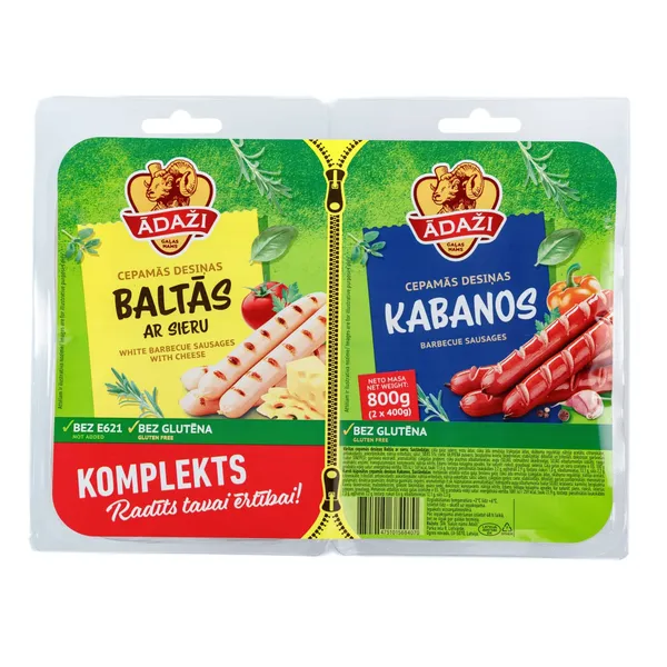 Cepamo desiņu komplekts baltās-kabanos 800g