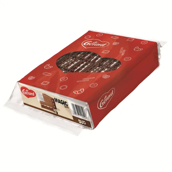 Cepumi Dr. Gerard ar krējuma garšas krēmu un šokolādes krēmu 800g