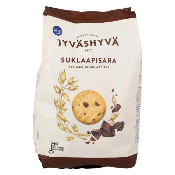 Cepumi Jyväshyvä ar šokolādes gabaliņiem 350g