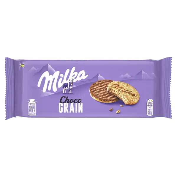 Cepumi Milka Choco Grains pārklāti ar piena šokolādi 126g