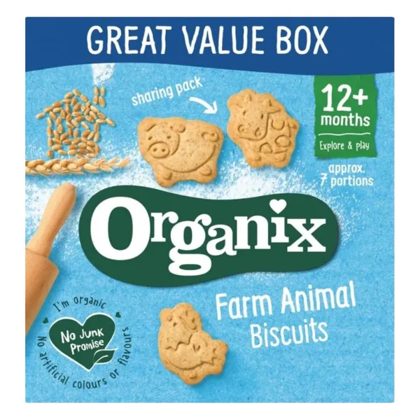Cepumi Organix Farm Animal no 12 mēn., BIO 100g