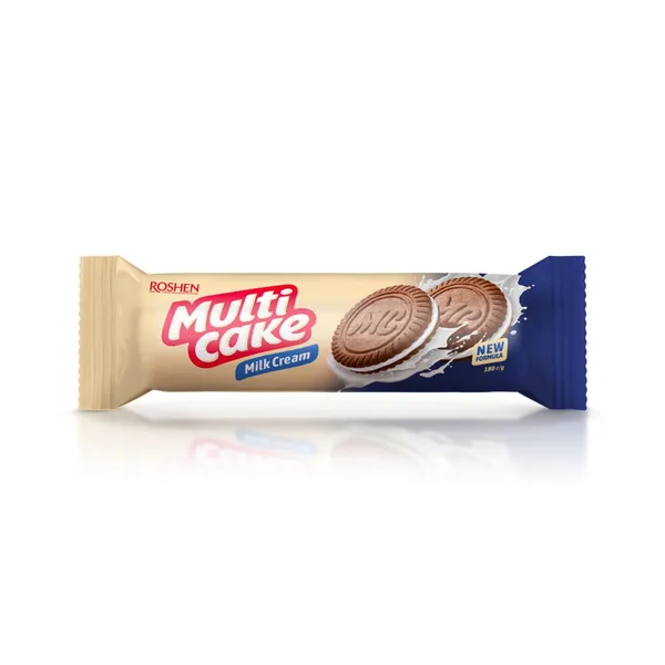 Cepumi Multicake Roshen ar piena krēma  pildījumu 180g