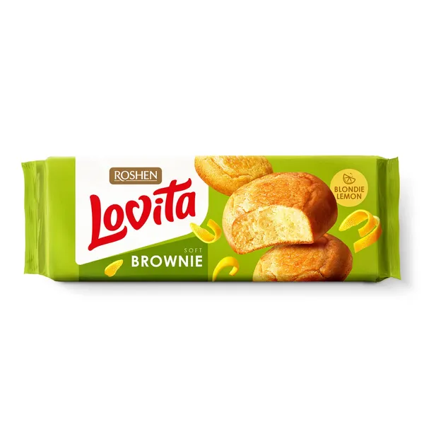 Cepumi Roshen Lovita Blondie Brownie ar citroniem 152g