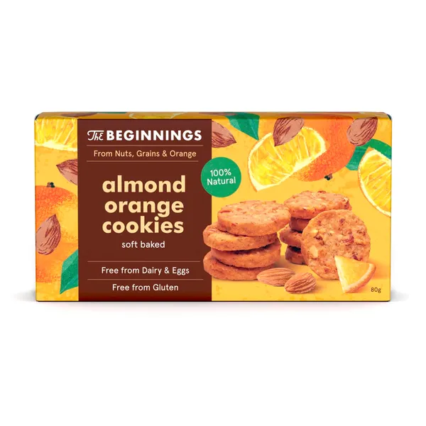 Cepumi The Beginnings mandeļu apelsīnu 80g