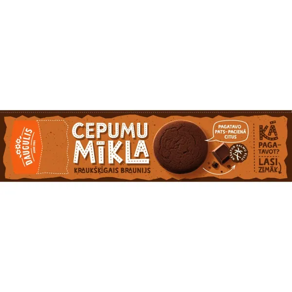 Cepumu mīkla Daugulis Kraukšķīgais braunijs 450g