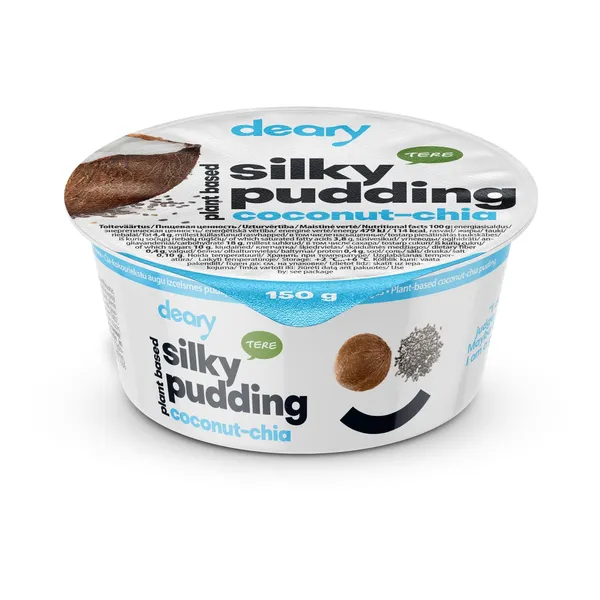 Čia-kokosriekstu augu izcelsmes pudiņš Deary 150g