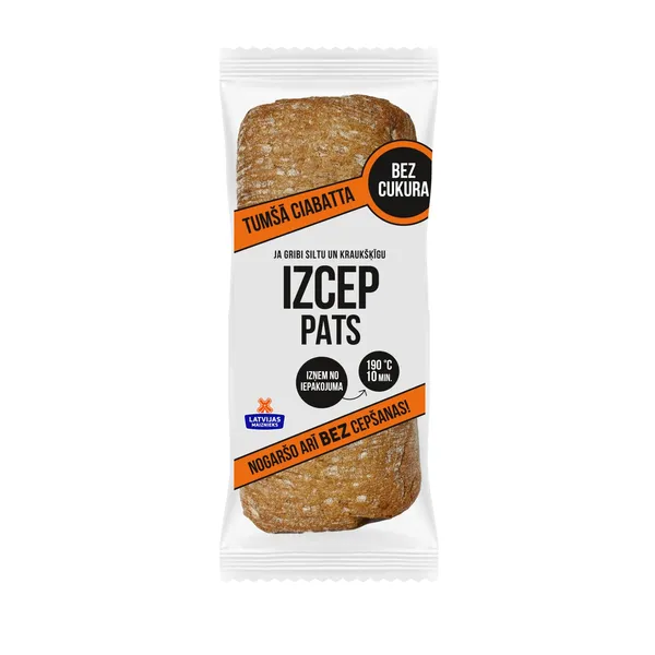 Ciabatta Izcep pats tumšā 300g