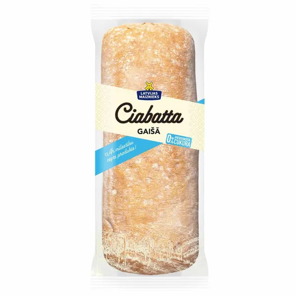 Ciabatta Gaišā 250g, Latvijas Maiznieks