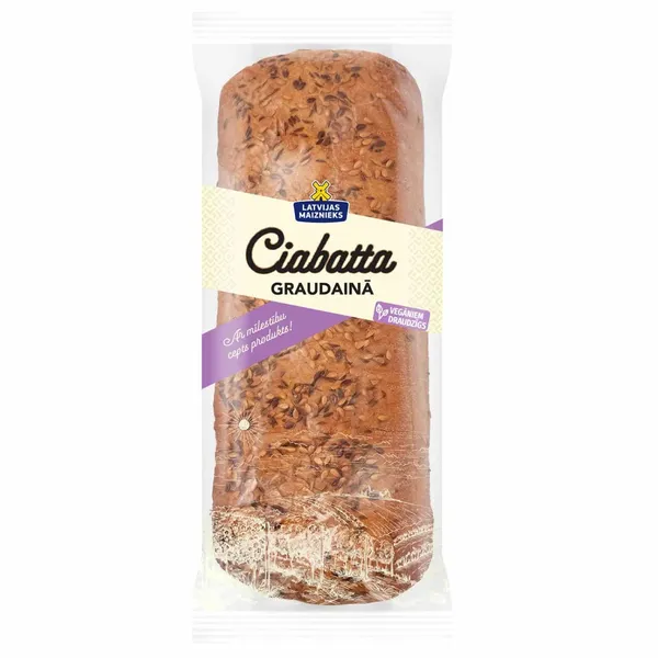 Ciabatta Latvijas Maiznieks graudainā 300g