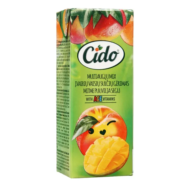 Cido Multiaugļu Mix Sulas Dzēriens (Slim)