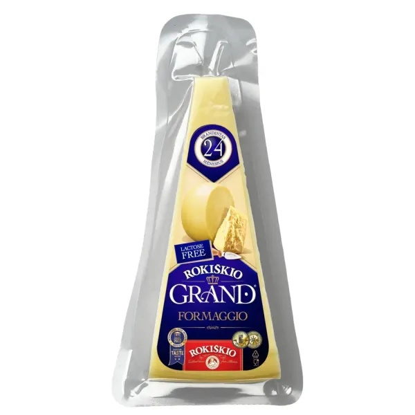 Cietais siers Rokiskio Grand nogatavināts 24 mēnešus 37% 180g