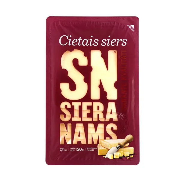 Cietais siers Siera Nams šķēlītēs 150g