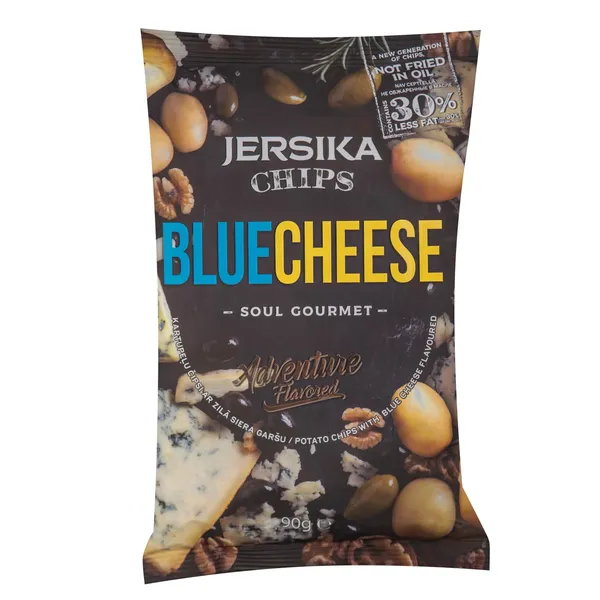 Čipsi Jersika's ar zilo sieru 90g