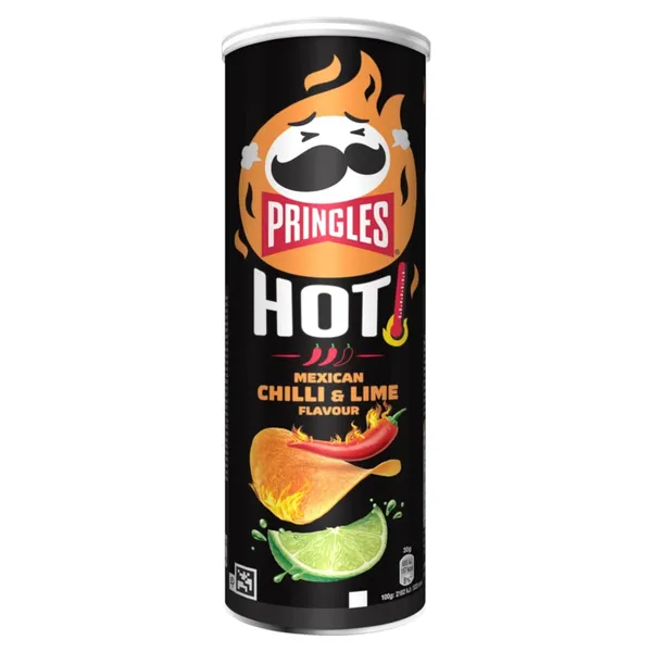 Čipsi Pringles Hot Chili&Lime 160g