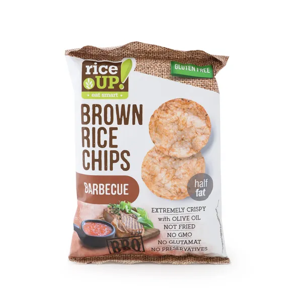 Brūno rīsu čipsi Rice up ar barbekjū garšu 60g
