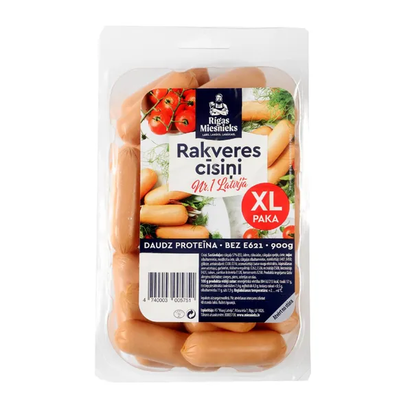 Cīsiņi Rakveres 900g