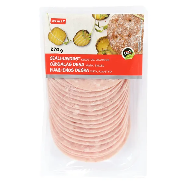 Cūkgaļas desa Rimi vārīta, šķēlēs 270g