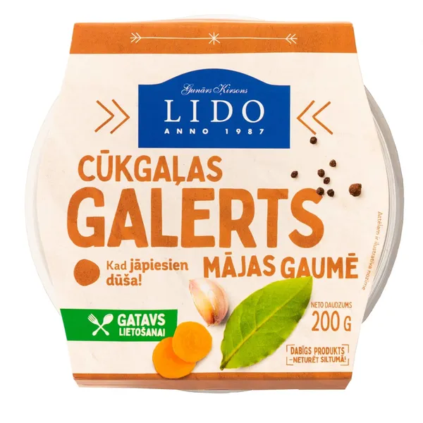 Galerts cūkgaļas Mājas gaumē 200g, Lido