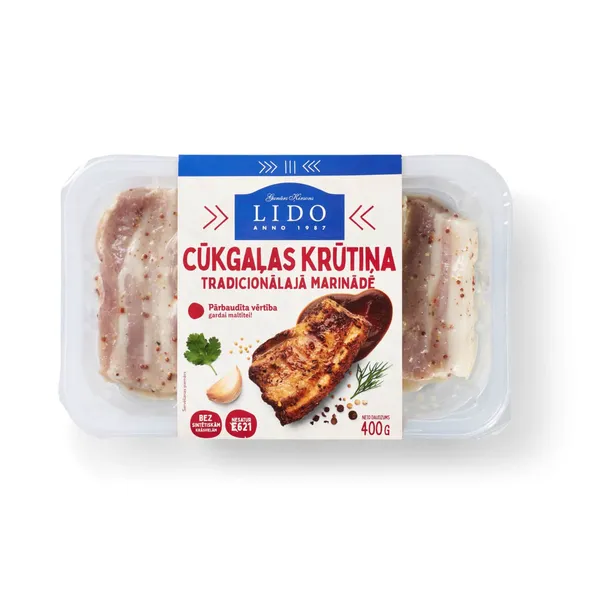 Cūkgaļas krūtiņa Lido tradicionālajā marinādē 400g