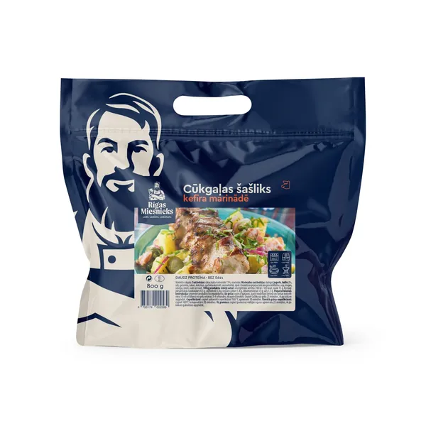 Cūkgaļas šašliks kefīra marinādē 800g