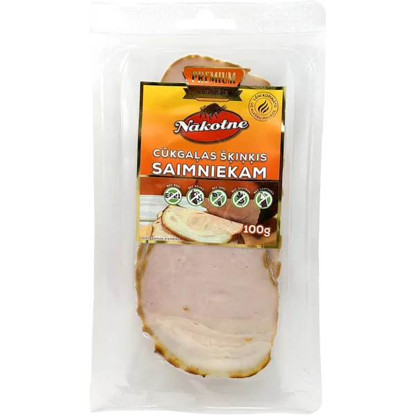 Cūkgaļas šķiņķis Nākotne Saimniekam šķēlītēs 100g