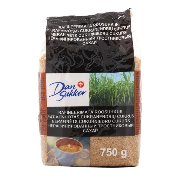Cukurs Dansukker nerafinēts 750g