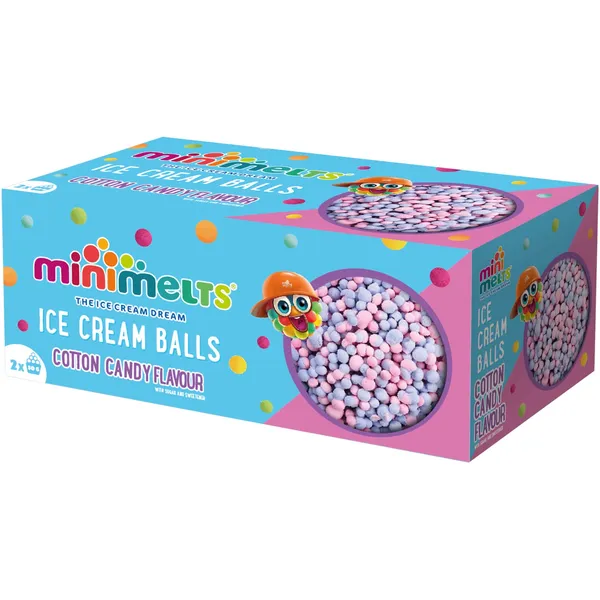 Cukurvates saldējums Slow melts ar cukuru un saldinātāju 150ml/100g