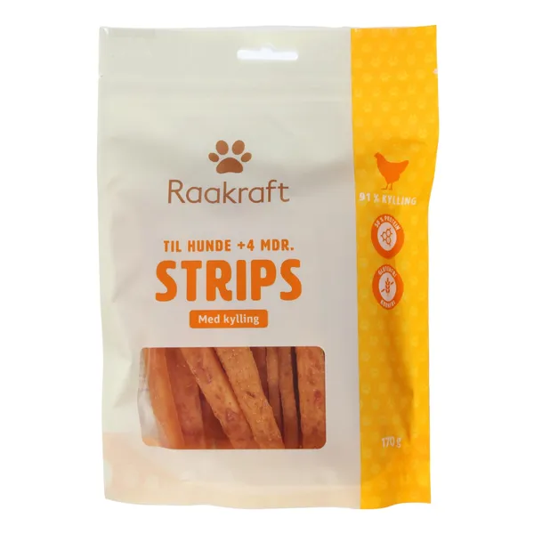 Daļēji mitra uzkoda suņiem Raakraft ar vistas gaļu 170g