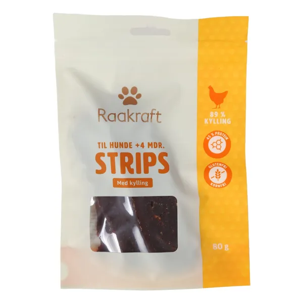 Daļēji mitra uzkoda suņiem Raakraft ar vistas gaļu 80g
