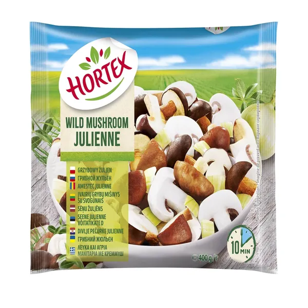 Dārzeņi Hortex Julienne sēnes saldētas 400g