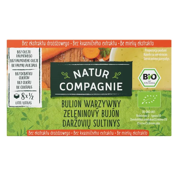 Dārzeņu buljons bez rauga, bez cukura EKO 84 g