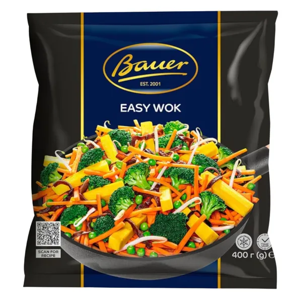 Dārzeņu maisījums Bauer Easy Wok 400g