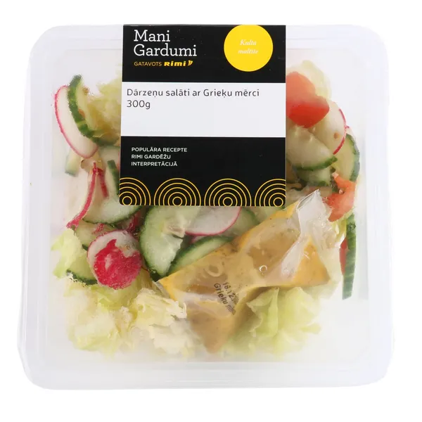 Dārzeņu salāti ar Grieķu mērci 300g