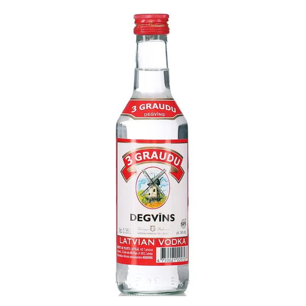Degvīns 3 Graudu 38% 0,2l