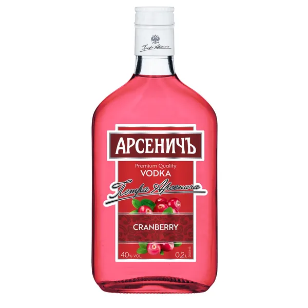 Degvīns Arsenitch dzērveņu, aromatizēts 40% 0,2l