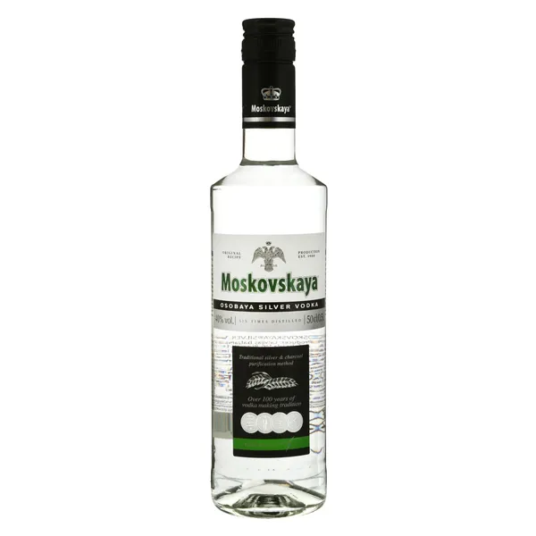 Degvīns MOSKOVSKAYA Silver 40% 0,5L
