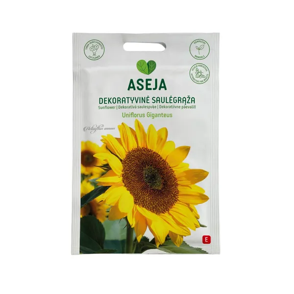 Dekoratīvā saulespuķe Uniflorus Giganteus, Aseja, 1g, 40-0061 (E)