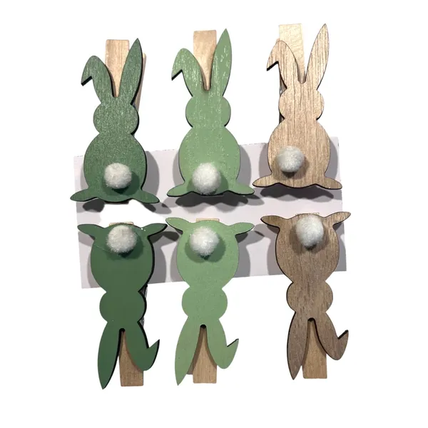 Dekoratīvi Lieldienu knaģi 6 gab. ES26