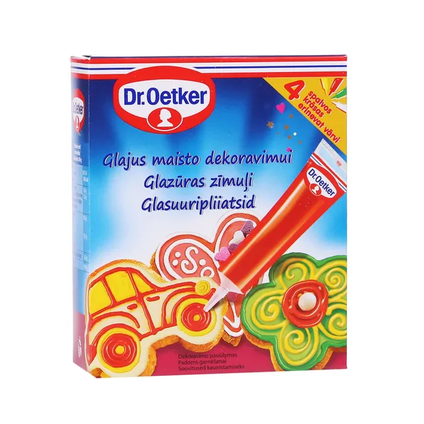 Deserta dekoratīvie glazūras zīmuļi Dr.Oetker 76g