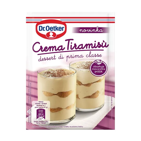 Deserts Dr.Oetker tiramisu krēms 63g