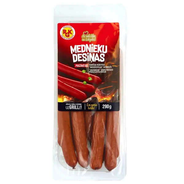 Desiņas Rēzeknes Gaļas Kombināts mednieku pusžāvētās 290g